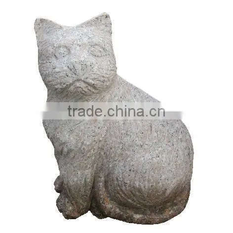 Garden Sandstone Cat Stone Sculpture