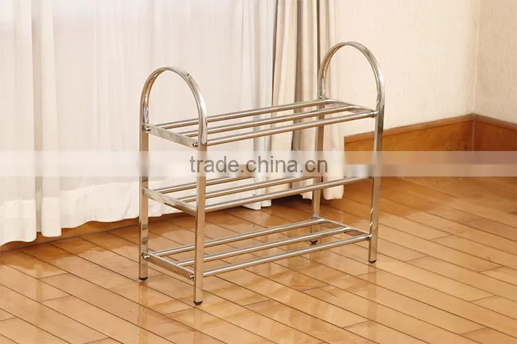Vivinature steel pipe shoes rack and shoes storage