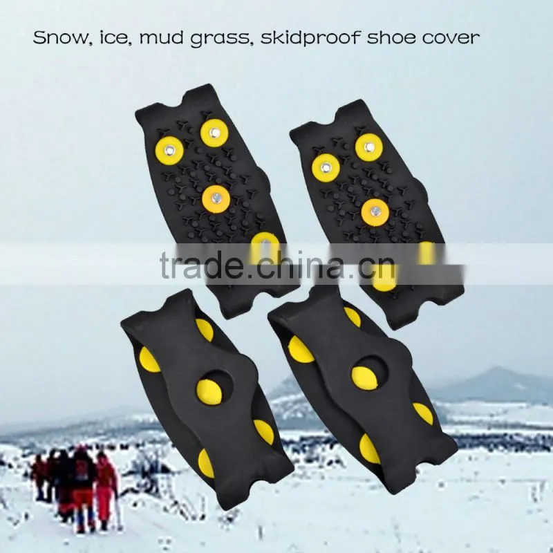 Winter skid resistance silicone crampons safety shoes