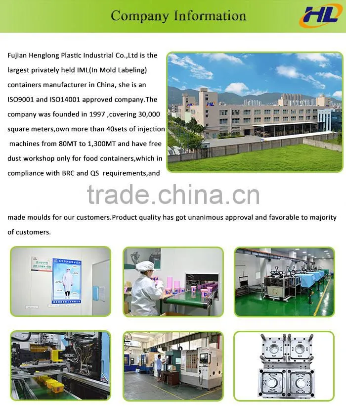 Alibaba China Wholesale plastic ice cream tub