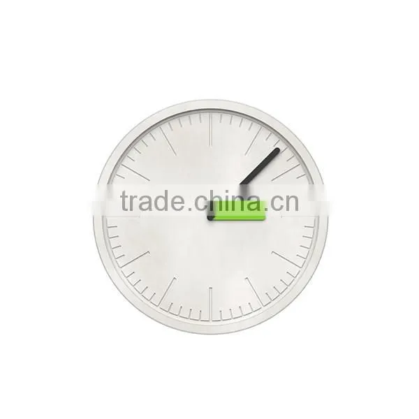 customized design white marble stone wall clock and board sets for decoration