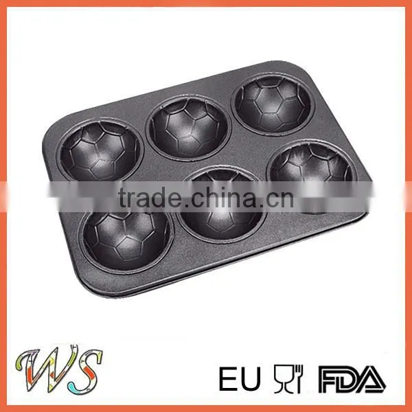 Soccer Shape Non-stick Carbon Steel Muffin Maker
