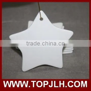 High quality ceramic ornament pendant with gold string