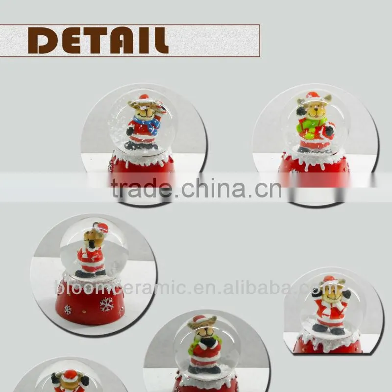 Christmas resin deer water polo