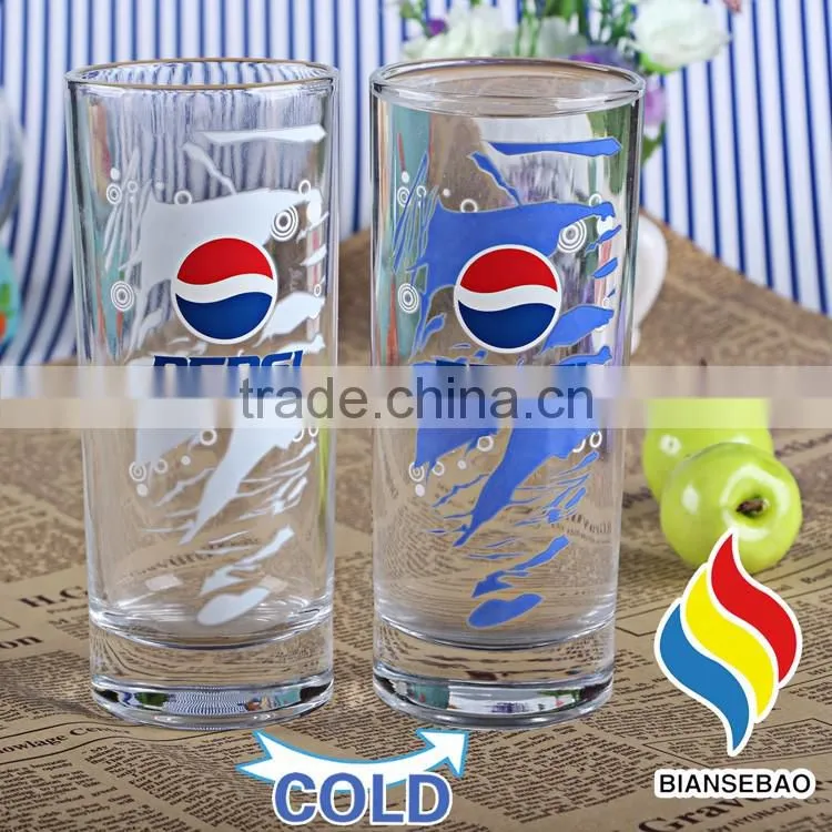 Wholesale manufacture magic glass sublimation cup