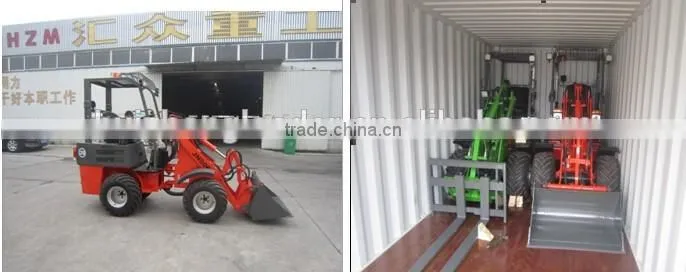 hot sale electric mini wheel loader zl 06 radlader with Yanma