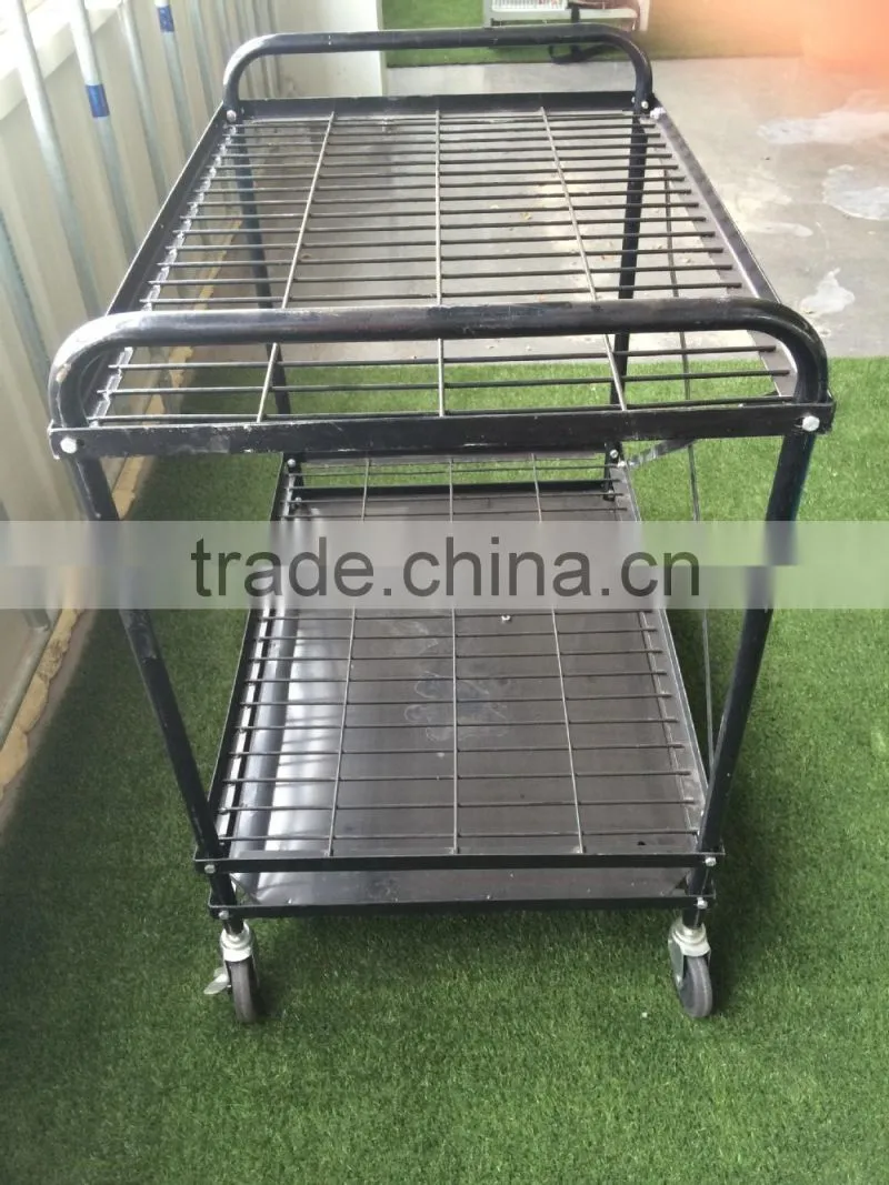 small flower display cart flower stand