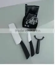 3"+6.5"+Peeler+ Knife Holder Ultra Sharp Kitchen Ceramic Cutlery Knives Set