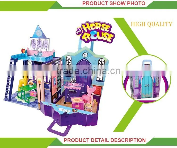 New style children DIY play toys paper stereo super 3d puzzle