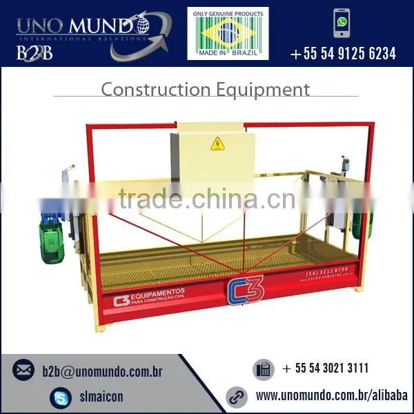 Suspended Platforms - Manual Lift - C3 EQUIPAMENTOS