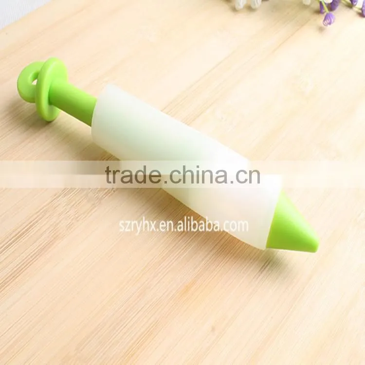 Funny silicone cake and chocolate decorating pen cake mould silicone cream pen