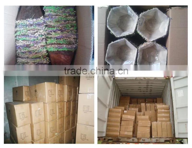 Factory Wholesale handbag design Handmade natural leaf rattan Flower Pot