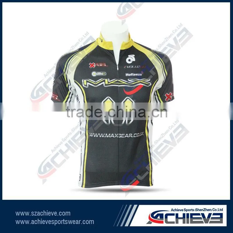 custom sublimation printed cycling jersey custom new design cycling shirt