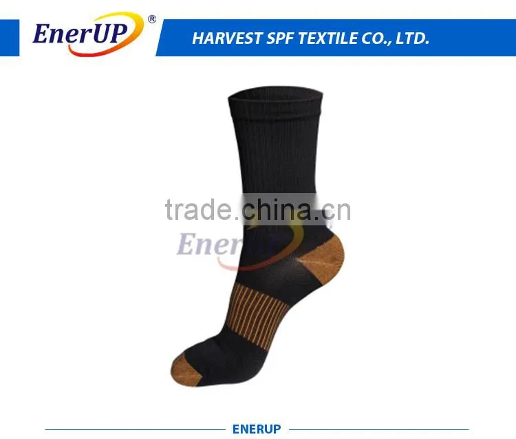 2016 Hot sale knee high copper compression socks