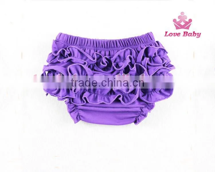 New Arrival Fashional White Baby Underwear Lovely Girl Ruffle Bloomer