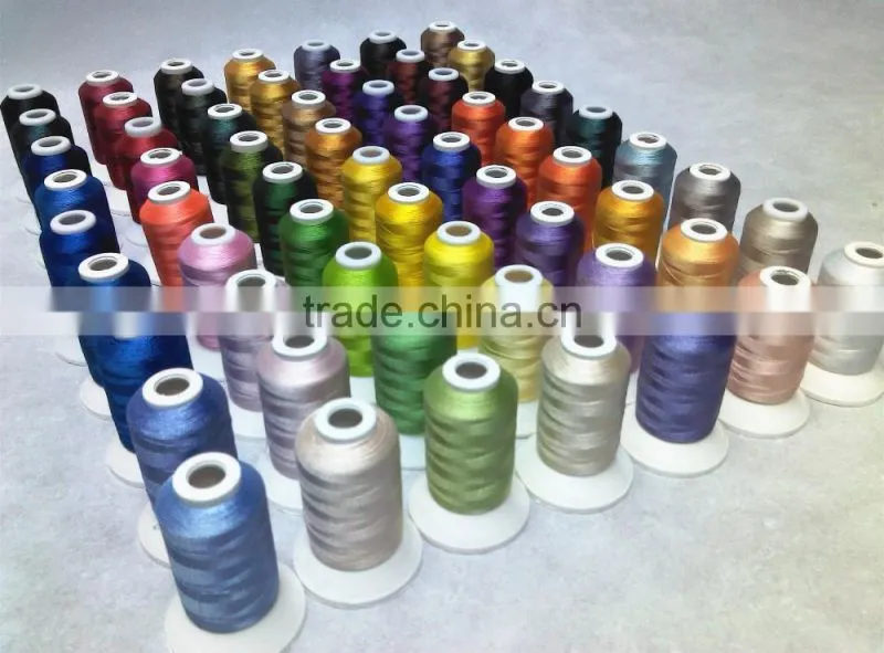 New 60 Large Brother Colors Machine Embroidery Thread Polyester Embroidery Thread ,1000m* 60 , Best Deals