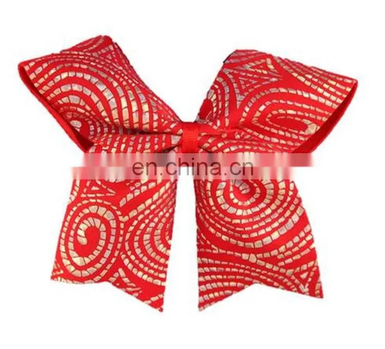 sublimation cheerleading bows for sports team