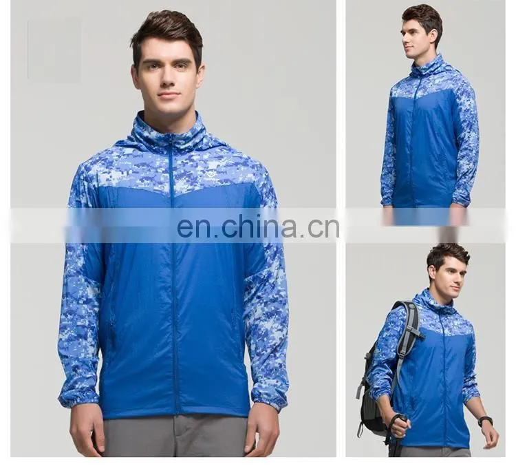Custom windproof jacket skin summer jacket for men & women