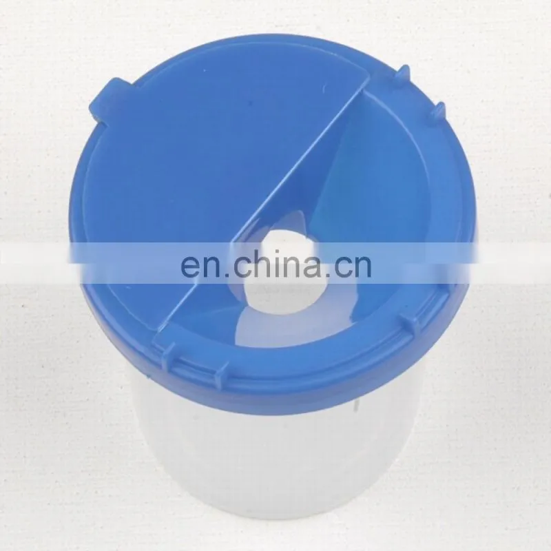 Dia. 8cm, height 9cm Blue Round plastic No-Spill Paint Cups