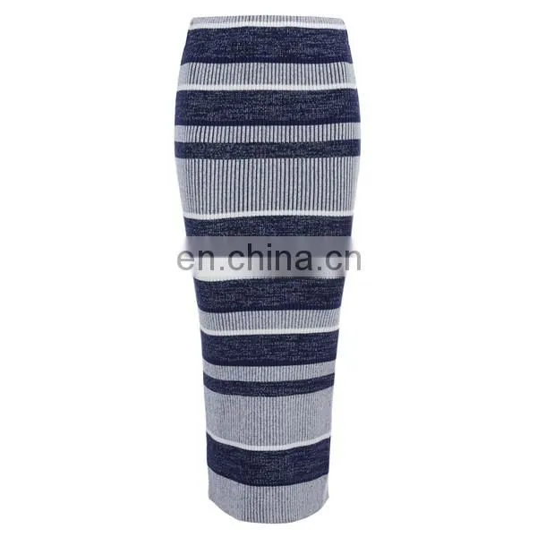 2016 latest pencil stripe women new fahsion skirt
