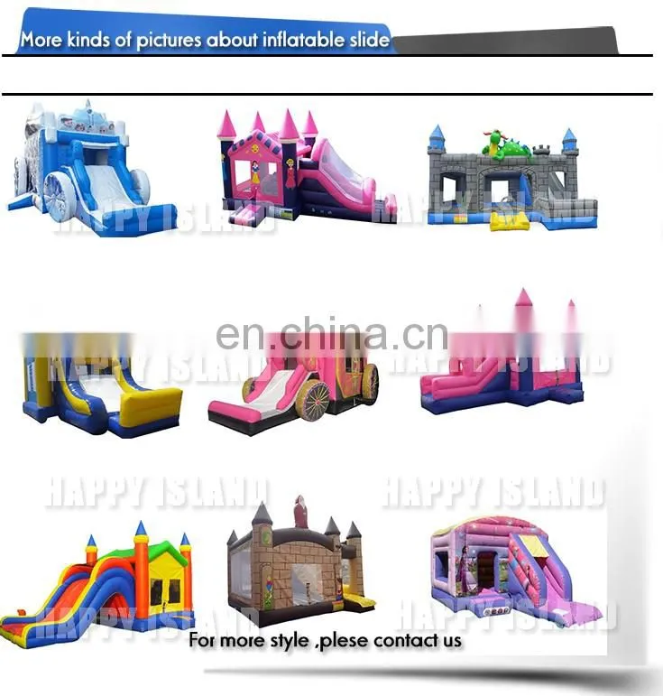 Purple Princess Printing 0.55mm PVC Tarpaulin Bouncing Castles Inflatable Commercial Bounce House Clearance