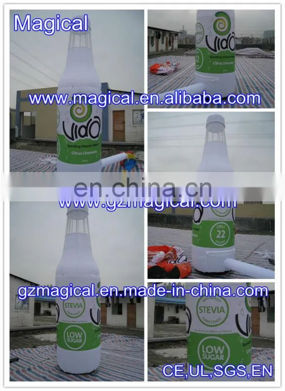 inflatable soft water beverage can/ inflatable drinking alcohol can