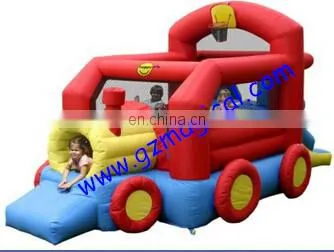 mini car jumping inflatable toy, fashion inflatable bouncer for kids