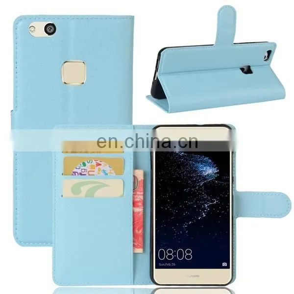 Wallet style PU leather +TPU case stand protective case for Huawei P10 Lite