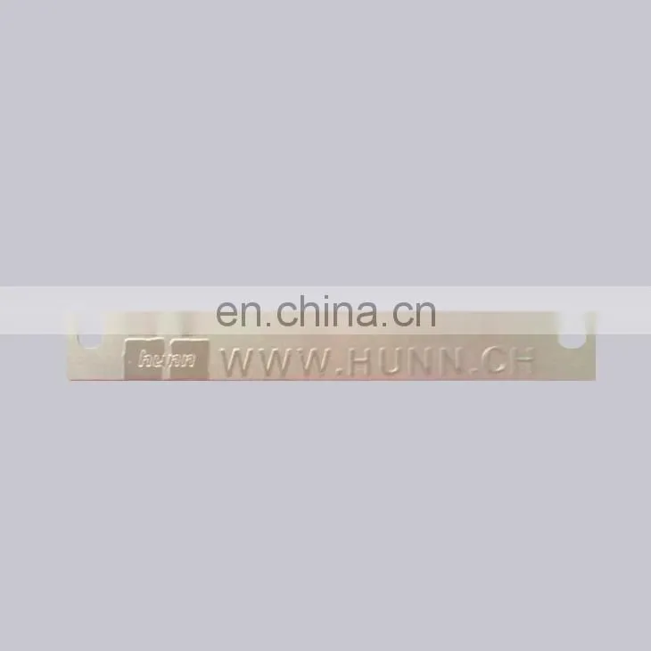 Wholesale Promotion Cheap Custom Red Printed Machine Nameplate With Holes