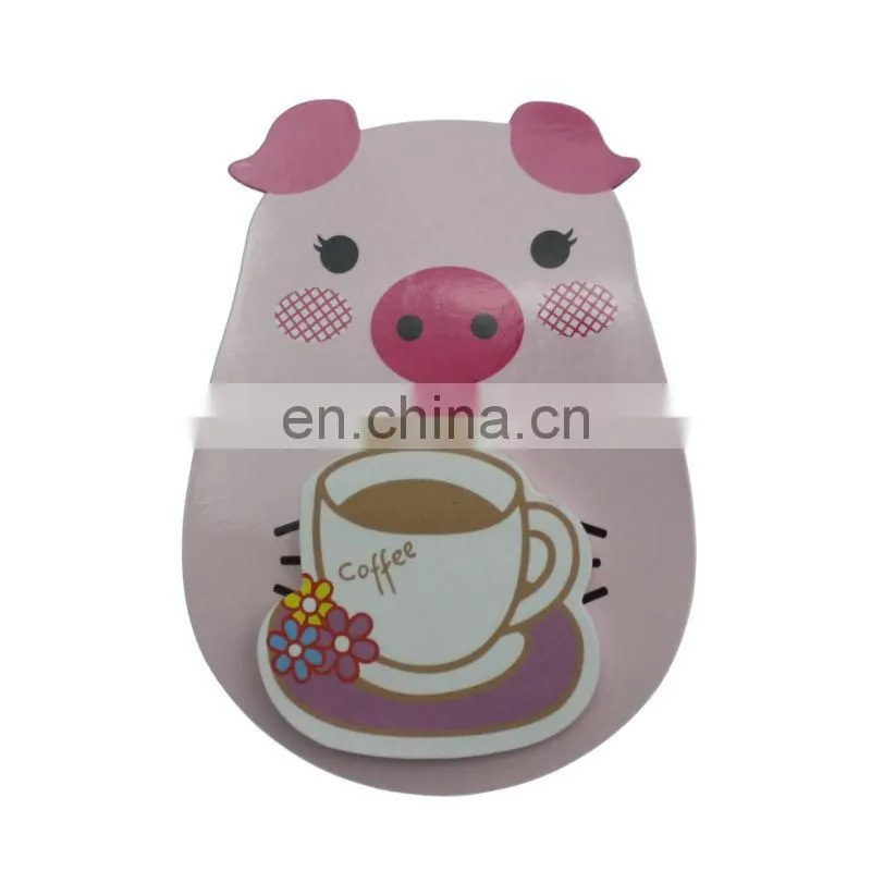 oem design good promotional gift fridge magnet note pad