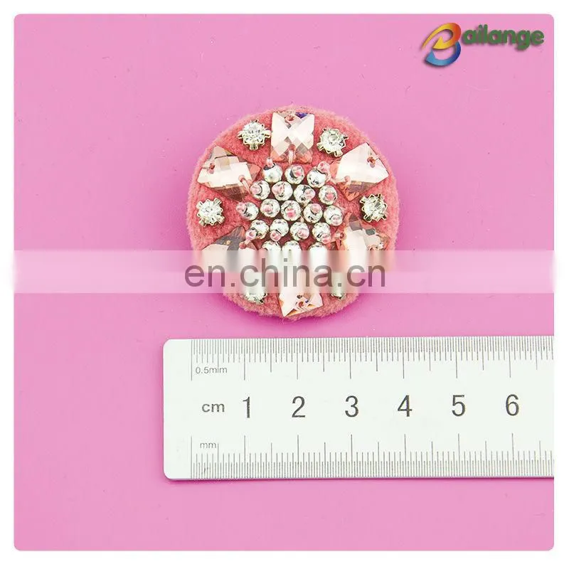 New year Wholesale handmade accessories beaded decorative jacket buttons