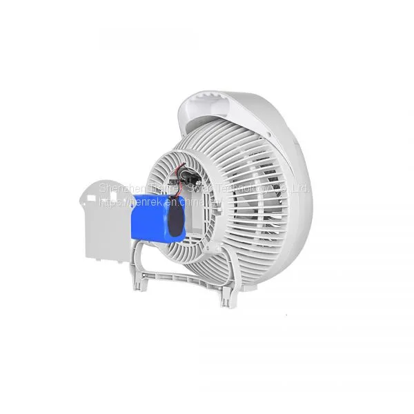 7 inch rechargeable fan with light 2