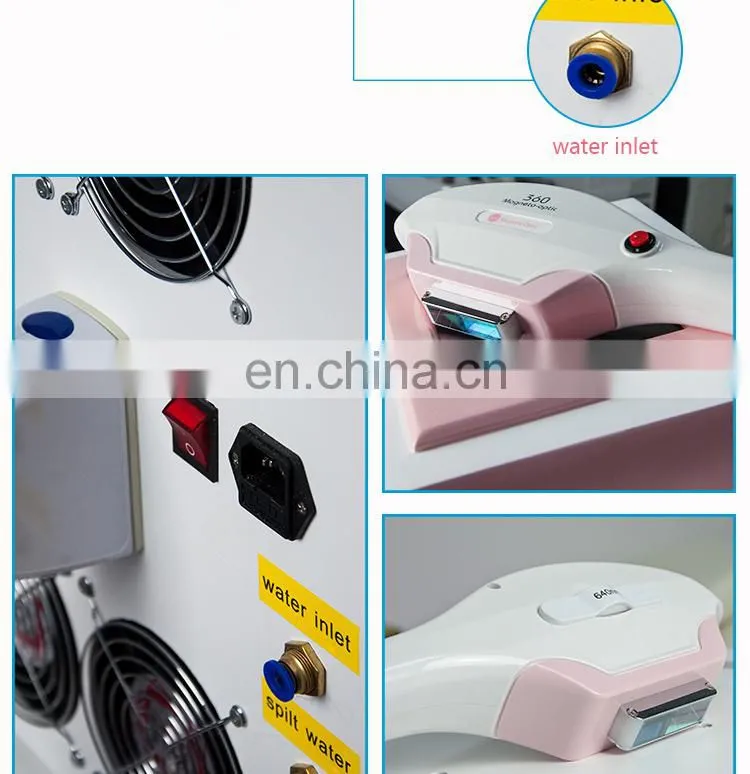 fashion design pink color opt definition depilation hair removal laser machine