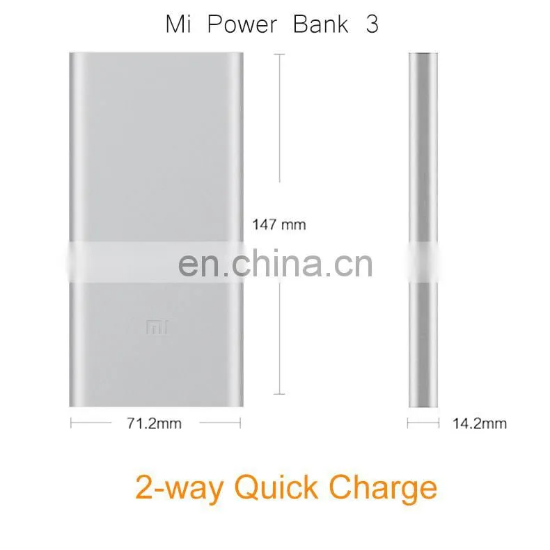 Original Xiaomi Mi Powerbank 3 10000 mAh External Battery 18W Portable Quick Charge Power bank