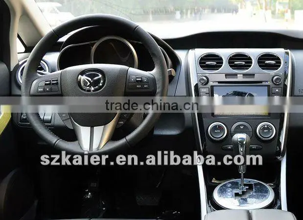 7" Car GPS navigation DVD player for 2012 Mazda CX-7 with 8CD,IPOD,BT,TV,and IPHONE menu