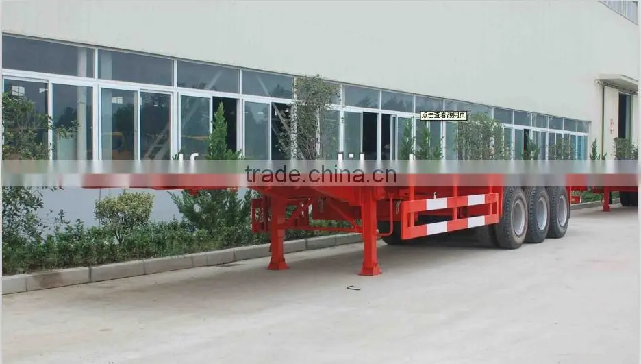 Low bed Semi trailer/price low bed trailers