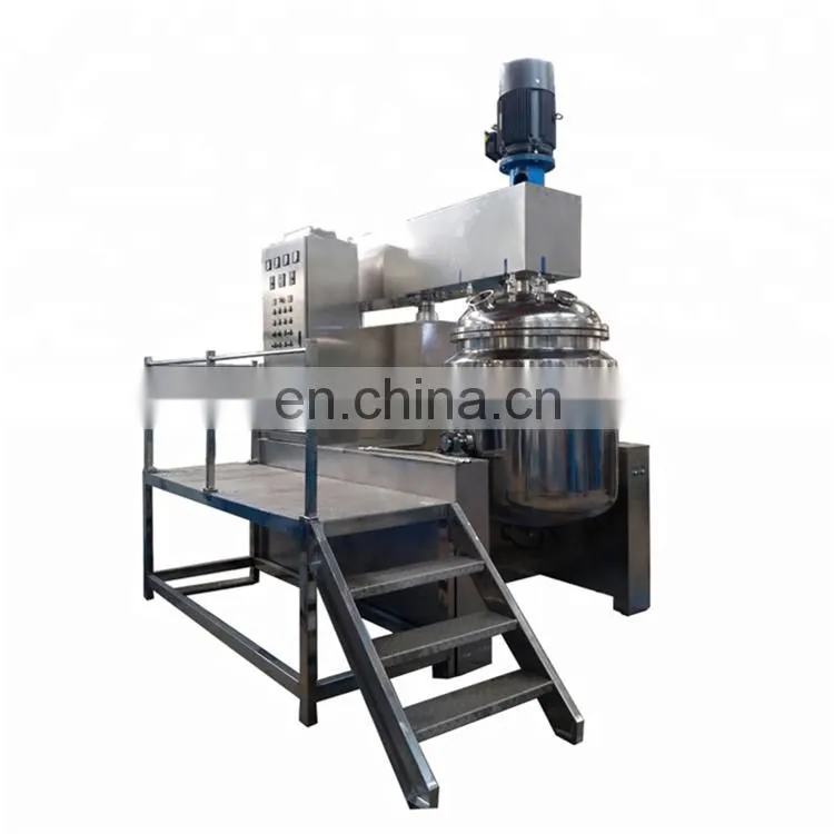 100L Hydraulic Lift Cosmetic Body Cream Lotion Shampoo Vacuum Mixer Emulsifier Ointment Mixer