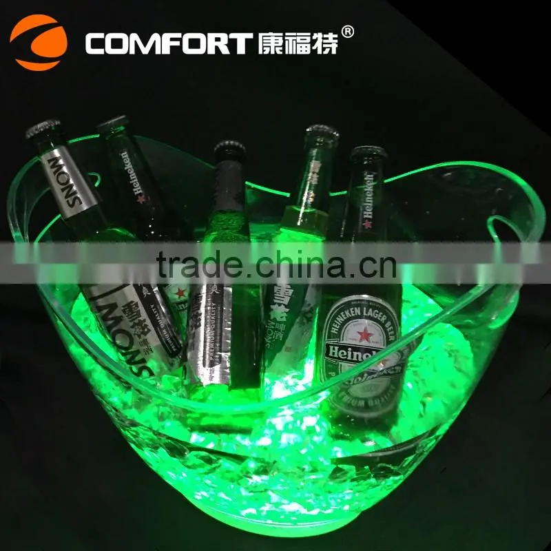 Plastic Material and LFGB,FDA,CE/EU,SGS Certification Acrylic Ice Bucket