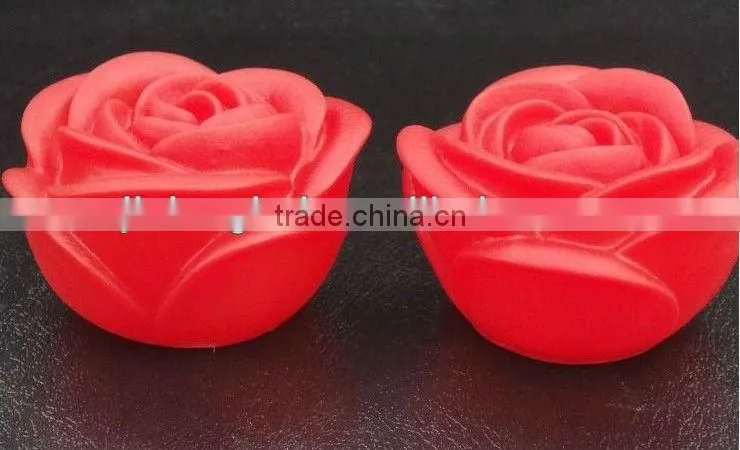 Battery operated Valentine's Day gift Romantic Rose Shaped 7 Colors Changing LED Night Light