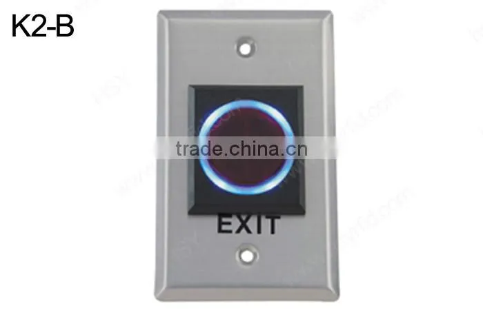 Automatic door operator push button switch for access control