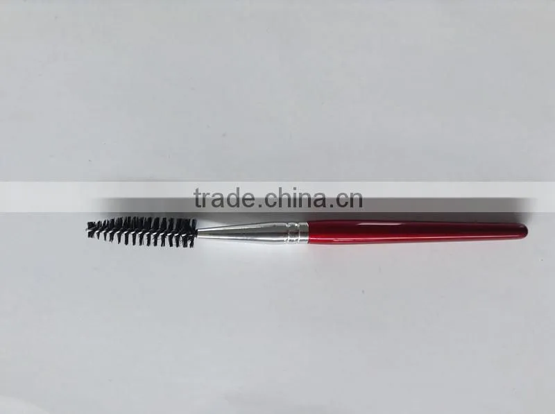Red handle 6pcs goat hair makeup brush kits for beauty