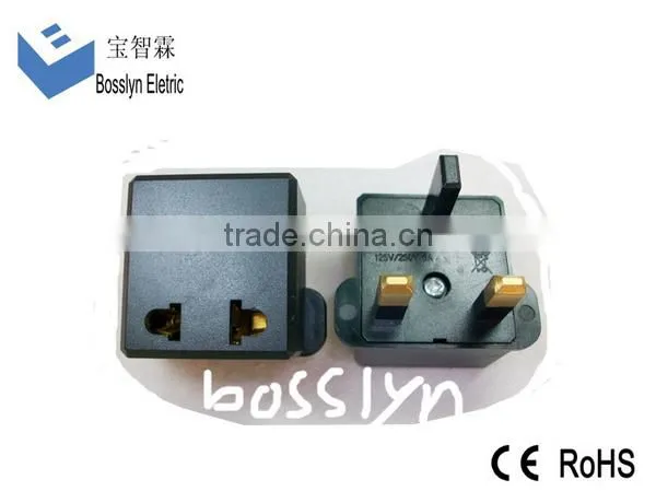 CE ROHS Approved US Japan China Type A Type B Type C to UK Ireland Singapore Bahrain Type G Plug Travel Adapter Converter