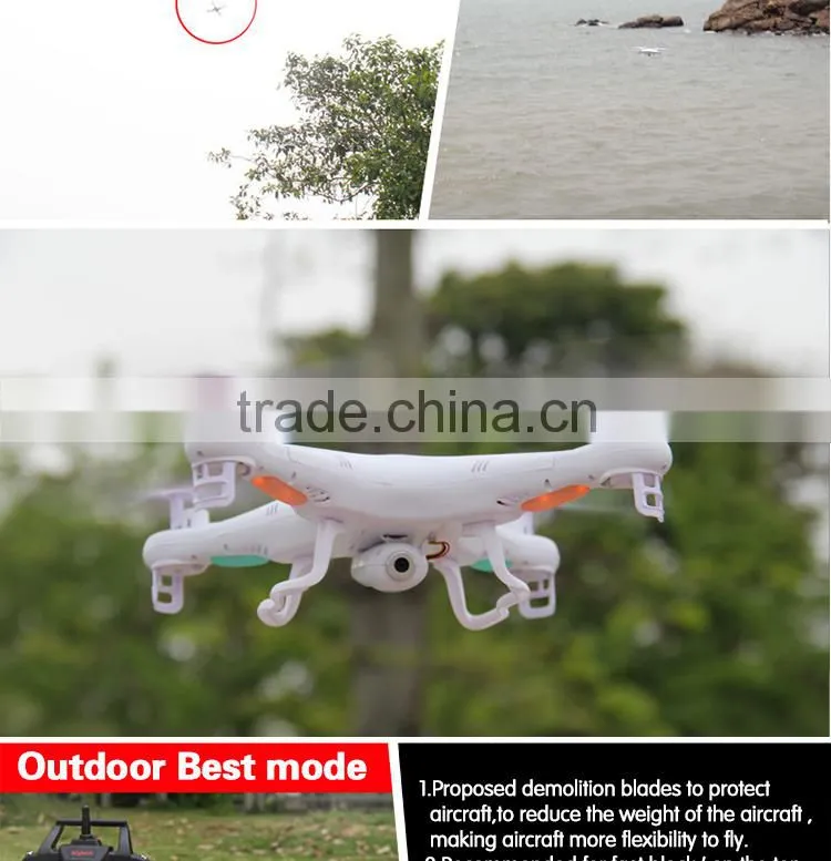2014 Hot Selling X5C Drone Professional 2.4G 4 CH RC Flying Toys With Light&Camera