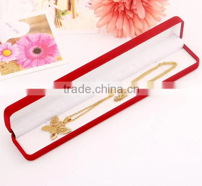 2016 new Stainless steel gold metal butterfly necklace