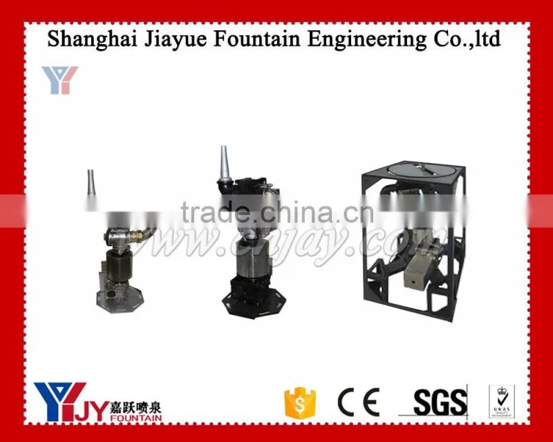 360 degree digital fountain swing nozzle