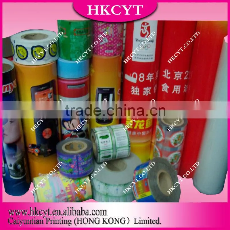Laminating flexible roll film packaging for candy/plastic food packaging roll film