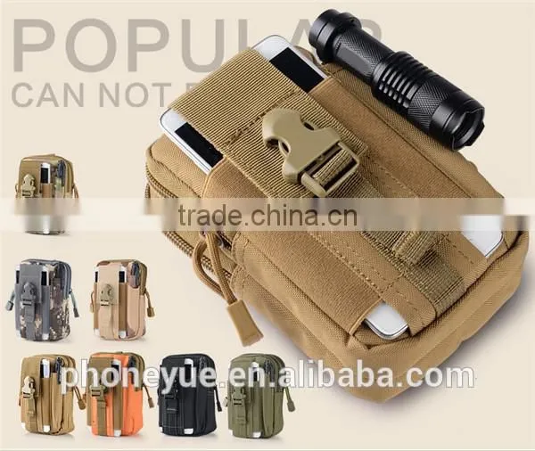 universal outdoor sports hip waist belt bag wallet purse bag with zipper for phone