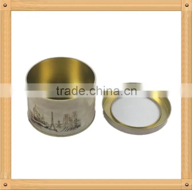 small metal tin box / small metal box with window top