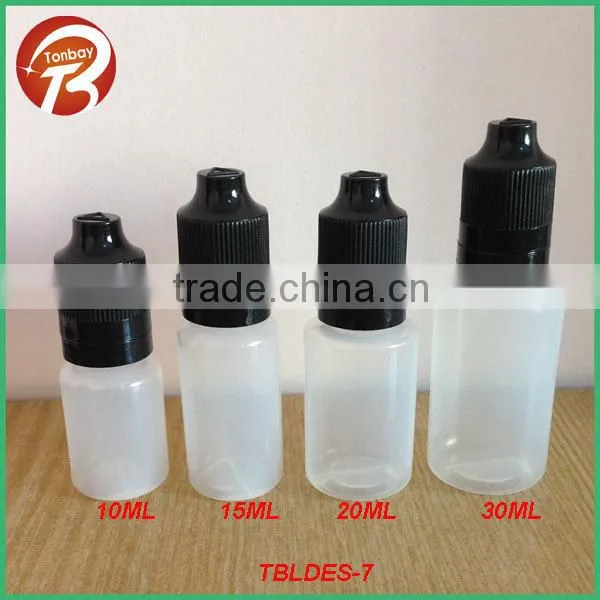 10ml ldpe plastic dropper bottles withchildproof and tamper proof cap TBLDES-7-10ml