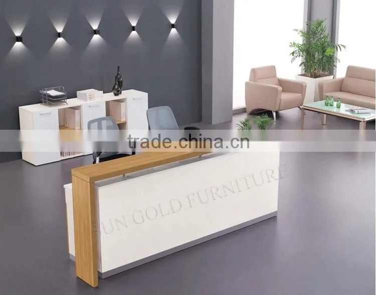 High end beauty salon reception desk , hotel reception counter design (SZ-RTB005)